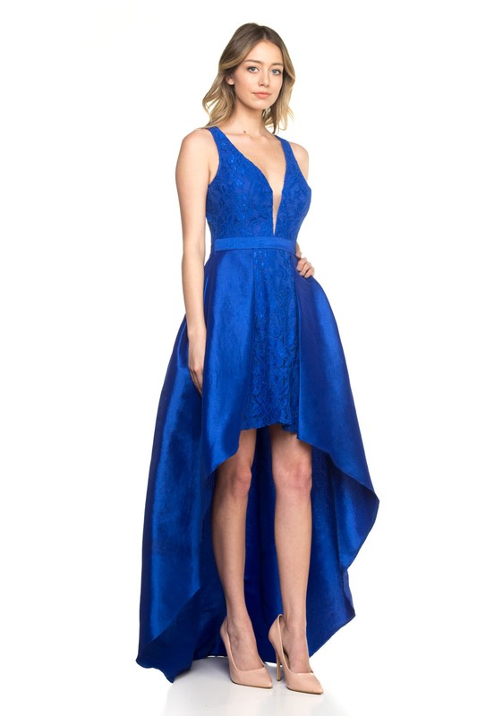 Vestidos azul rey online cortos