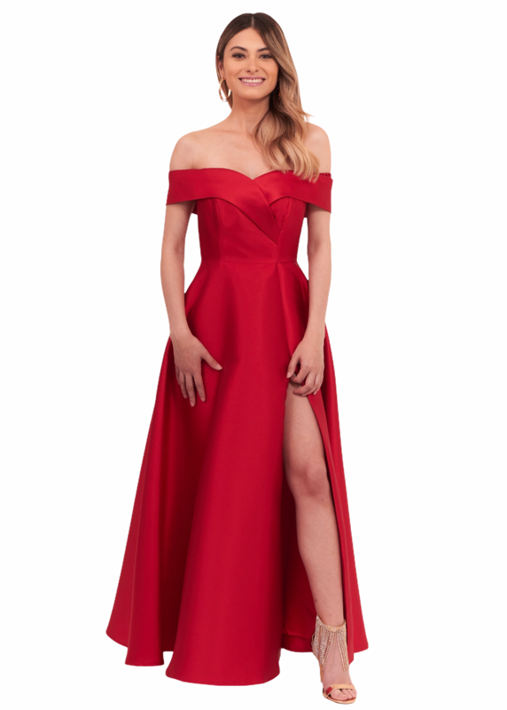 Vestido Largo Princesa Rojo