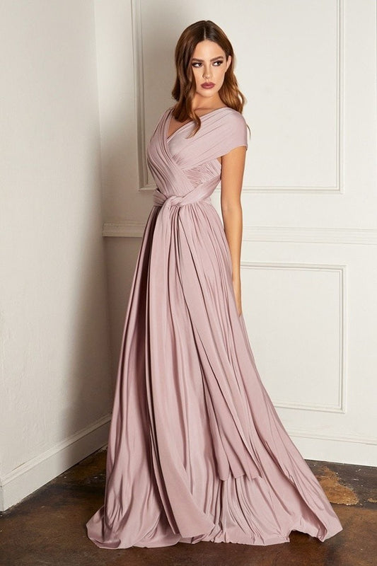 Vestido Multiformas mauve